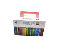 Tinta Unita Valigetta con Manico Skyline Colori a Matita 108 Pastelli Mina 4.0
