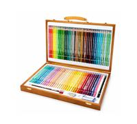 Tinta Unita Valigetta In Legno 72 Pastelli Classic