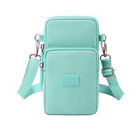 Tinta unita Versatile Borsa Del Telefono Mobile Piccola Borsa A Tracolla Verticale Cambiamento Borsa Borsa Più Vecchia, Verde menta, Etichettalia unica