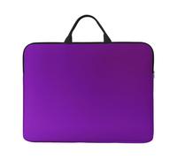 Tinta unita viola scuro 14 "Laptop Case Sleeve Bag - Trasporto di viaggi d'affari, ufficio - Caratteristiche Messenger a tracolla, valigetta