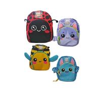 Tinta Unita ZAINETTO zaino asilo bosetta KIDS BASIC 4 VARAIBILI ape gattino pipistrello coccinella