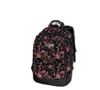 Tinta Unita Zaino Scuola DREAM CROSS 2025/2026 - Urban Graffiti 28L - Cross System - Poliestere 600D (Nero e Arancio Star)