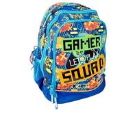 TINTA UNITA Zaino Scuola Young People Boy Gamer + omaggio pallone da calcio elementare
