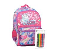 tinta unita Zaino Starter Unicorn C/Pastelli Young People