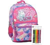 tinta unita Zaino Starter Unicorn C/Pastelli Young People