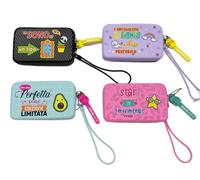 Tinta Unita ZOO Busta rettangolare con laccetto da polso in silicone soft touch (1 pezzo)