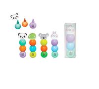 tinta unita Zoo - Evidenziatori Mini Ball 3 colori con topper in 3D (1 pezzo Random)