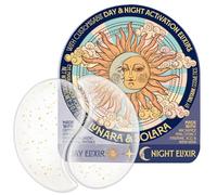 Tintark Patch Occhi Lunara & Solara 28 Paia - Hydrogel Eye Mask Giorno & Notte con Caffeina, Vitamina C, Niacinamide e Perla, Riduce Borse e Anti-Rughe con Sieri Attivi, Cura di Sé e Relax