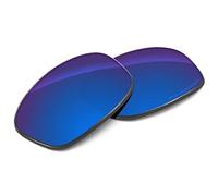 Tintart Lenti di ricambio compatibili con Oakley Fives Squared OO9238 polarizzate incise, Blu Zaffiro - Max Polarizzato, Taglia unica