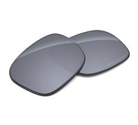 Tintart Lenti di ricambio compatibili con Oakley Holbrook XL OO9417 polarizzate incise, Argento Metallizzato - Max Polarizzato, Taglia unica