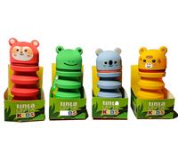 TintaUnita Astuccio a fisarmonica in silicone Animaletti