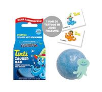 Tinti Zauberbad Blue - Palla da bagno frizzante con sorpresa, confezione da 1 (1 x 40 g)