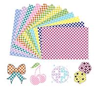 Tintnut Easter - Pellicola per plotter pasquale ad acquerello, plaid in vinile, 10 pezzi, 12" x 10", per borse di abbigliamento, compatibile con tutte le macchine da taglio