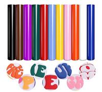 Tintnut Puff vinile trasferimento di calore 3D -11 fogli 30 x 20 pollici 3D Puff HTV ferro su vinile colori assortiti trasferimento di calore vinile per magliette