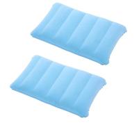 tintoke 2 pezzi cuscini da viaggio gonfiabile,Cuscini da Viaggio,Cuscini Gonfiabili Morbidi,Cuscini Gonfiabili per Viaggio,Cuscino Campeggio,Adatto per viaggi ed escursioni all'aperto (Blu)