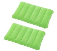 tintoke 2 Pezzi cuscini da viaggio gonfiabile,Cuscini da Viaggio,Cuscini Gonfiabili Morbidi,Cuscini Gonfiabili per Viaggio,Cuscino Campeggio,Adatto per viaggi ed escursioni all'aperto (Verde)