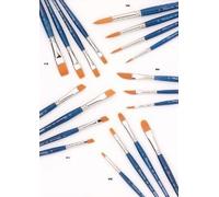 TINTORETTO PENNELLO MANICO CORTO PELO SINTETICO PUNTA TONDA N.00