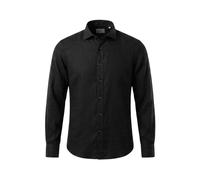 Tintoria Mattei 954 - Camicia in Lino Tinto in Capo - - Shirts - Uomo - Nero - 3XL