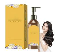 Tintura floreale con agente unico - Shampoo floreale alla fragranza a base di piante, lucentezza botanica Shampoo colorante naturale per capelli a lunga durata per donne, anziani, nonne