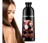 Tintura naturale per capelli, tinta biologica senza ammoniaca, nutriente | Shampoo colorante per capelli, morbido, lucido, nutriente, pulizia profonda, lunga durata