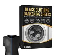 Tintura nera per vestiti | colore scuro a lunga durata per il restauro 'indumento, per magliette, colletti, jeans, trapunte, pantaloni, cappotti