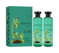 Tintura Per Capelli, Crema Ristrutturante Delicata con Olio Vegetale 260ml, Set di 2 Bottiglie Prodotti Colorazione, per Copertura Bianchi Grigi Anziani Adulti Giovani Barbieri Salone di Casa