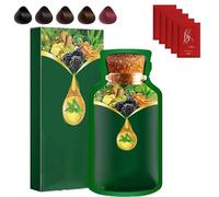 Tintura per capelli delicata a base vegetale di rapido utilizzo, estratto vegetale puro per capelli grigi. Tintura a bolle con maschera per capelli, ammorbidisce e aggiunge lucentezza (raspberry red)