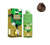 Tintura per capelli in schiuma a base di piante di lunga durata, shampoo tintura per capelli a bolle, tinture per capelli a bolle ad azione rapida, estratto di pianta pura (Chestnut brown)