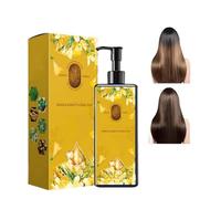 Tintura per capelli nutriente alle piante, shampoo colorante naturale a lunga durata, colore naturale e ammorbidente per uomini e donne (castano)