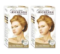 Tintura per capelli RICHENNA Color Cream con henné #8YN biondo dorato chiaro ...