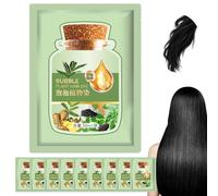 Tintura per capelli vegetale naturale, 10pcs a bolle tintura per capelli vegetale da 30 ml tintura per capelli a bolle panoramica per capelli lieve capelli che curano una colorazione rapida di lunga