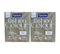 Tintura per Tessuti, Utilizzabile sia a Mano che in Lavatrice, Formula attiva già a 40°, con Detergente Post Trattamento, Disponibile in Varie Colorazioni, 180gr+75ml (Kaki, 2 Unità)