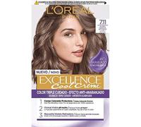 Tintura Permanente in Crema L'Oreal Make Up Excellence Biondo Cenere 7,11 Int