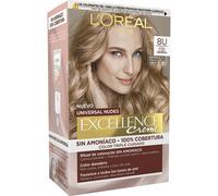 Tintura Permanente L'Oréal Paris Excellence Nº 8u-Light Blonde [5 Unità]