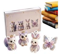 Tiny 3D Beaded Animal DIY Kit - Fantasy Realm Jewelry Craft Set 20x10x5cm Creative Handcraft Bead Art Kit For Making Mini Animal Figures - Educational DIY Craft Ķit For Kids Adults Art Decoration