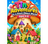 Tiny Adventures in a Giant Object World Coloring Book for Kids Ages 4-8: Fun Coloring Pages Featuring Giant Objects, Imaginative Play, and Fantasy Adventures