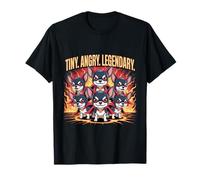 Tiny Angry Chihuahua Devil Dogs Hellfire Squad Maglietta