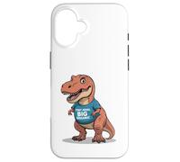 Tiny Arms Big Dreams T-Rex divertente motivazionale dinosauro amore Custodia per iPhone 16