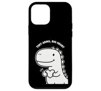 Tiny Arms Big Heart Dino - Simpatico design per San Valentino per bambini Custodia per iPhone 12 mini