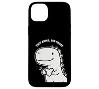 Tiny Arms Big Heart Dino - Simpatico design per San Valentino per bambini Custodia per iPhone 14 Plus