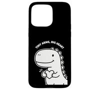 Tiny Arms Big Heart Dino - Simpatico design per San Valentino per bambini Custodia per iPhone 15 Pro Max