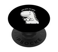 Tiny Arms Big Heart Dino - Simpatico design per San Valentino per bambini PopSockets PopGrip Adesivo