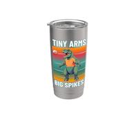 Tiny Arms Big Spikes - Divertente giocatore di pallavolo T-Rex Bicchiere termico in acciaio inox doppia parete