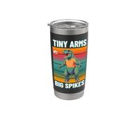 Tiny Arms Big Spikes - Divertente giocatore di pallavolo T-Rex Bicchiere termico in acciaio inox doppia parete