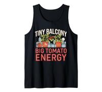 Tiny Balcony Big Tomato Energy Orto Urbano Ironico Canotta