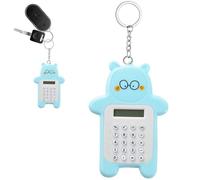 Tiny Calculator Keychain - Compact Pocket-Sized Calculator with Keyring, Portable Math Tool | Handy Keychain for Quick Calculations, Perfect for Students Office, and Travel