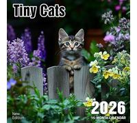 Tiny Cats 2026 Calendar: Adorable miniature felines in cute, small spaces