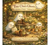 Tiny Chaos Ghosts: Garden Chaos: A Cute & Relaxing Coloring Book with Mischievous Little Ghosts in a Cozy Garden