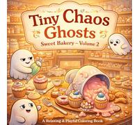 Tiny Chaos Ghosts: Sweet Bakery: A Relaxing & Playful Coloring Book with 40 Cozy Bakery Scenes