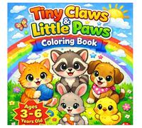 Tiny Claws & Little Paws: Baby Animals Coloring Book